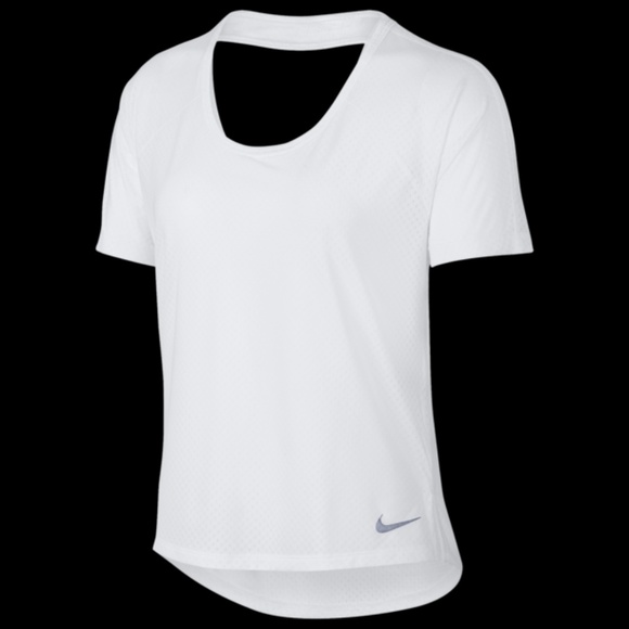 Nike Tops - SOLD! Nike Breathe Open-Back Running Top White